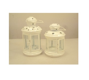 Mini linterna blanca pequeña de hierro - Product Image 4