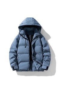 Vente en gros de vêtements d'hiver à la mode de couleur noire manteaux de créateurs veste en duvet pour hommes taille plus imperméable et souple d'extérieur - Product Image 5