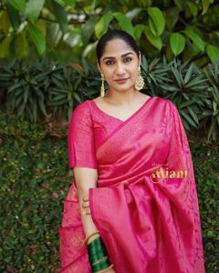 ส่าหรีผ้าไหมอินเดียสำหรับส่าหรีทอผ้าซาริเสื้อผ้าสวยแบบดั้งเดิมสำหรับฤดูหนาว - Product Image 6