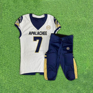 Uniforme de fútbol americano para niños personalizable, transpirable, de talla grande, de manga corta, fabricado en Pakistán, técnica de sublimación - Product Image 1