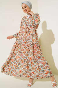 Nouvelle saison femmes été vêtements islamiques robe Abaya caftan tunique dubaï musulman islamique mode turc fait robes islamiques - Product Image 2