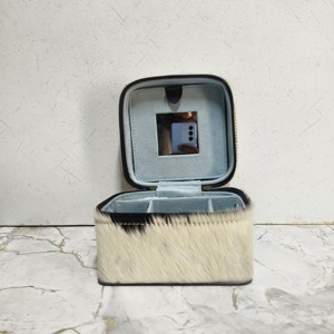 กล่องเครื่องประดับหนังแท้ทำด้วยมือแบบตะวันตกใหม่กล่องเครื่องประดับเดินทางน่ารักที่เก็บของได้ง่าย - Product Image 2