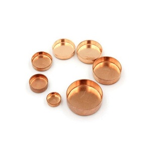 Juego de 7 Recipientes para Velas de Cobre de Diferentes Tamaños, Redondos, Hechos a Mano, Diseño Único, Decoración del Hogar, Uso en Bodas y Fiestas - Product Image 1