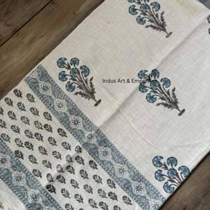 Tiras de algodón con estampado de Color azul, decoración del hogar, venta al por mayor, tiro para decoración de sala de estar, sofá, sofá - Product Image 6