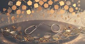 พวงกุญแจตะขอหมุนทองเหลืองโบราณพร้อมแหวนทนทาน - Product Image 5