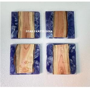 Accessoires de table personnalisables en bois d'acacia et en résine époxy de haute qualité pour décor de bar à la maison tapis de Style européen - Product Image 6