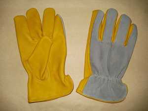 Vente chaude Gants de sécurité en cuir de vachette Gants de soudage en coton respirant pour la pêche quotidienne en plein air pour l'hiver - Product Image 2