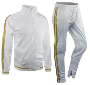 Ropa deportiva personalizada Mención Mid Spliced O Neck Jogging Casual Hombres Chándal Venta al por mayor Spandex Sublimación Chándal personalizado - Product Image 1