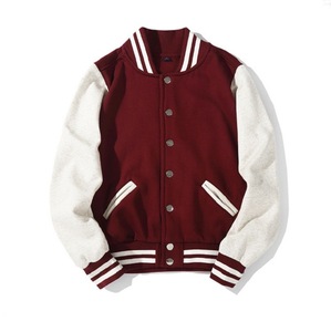 Veste de baseball en cuir décontractée personnalisée, taille plus, vestes pour hommes, vêtements de sport, veste universitaire, broderie en chenille - Product Image 4