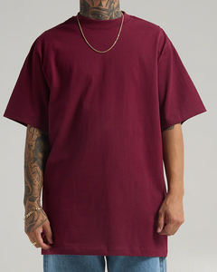 T-shirt boxy fit personnalisé avec broderie impression surdimensionné streetwear unisexe coton fournisseur OEM pour les commandes en gros - Product Image 1