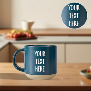 Dropshipping Tasse en céramique bleue simple face avec tasse gravée au laser EffiPrint au design personnalisé - Product Image 3
