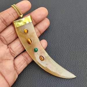 สร้อยคอเครื่องประดับเขาสัตว์ระดับไฮเอนด์ - Product Image 4