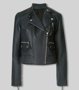 Chaqueta de Cuero para Mujer, Nueva Moda, Resistente al Viento, Chaqueta de Cuero para Hombre y Mujer, Estilos Personalizados, Chaqueta de Cuero Charlotte Burnt Multiple 2006 - Product Image 1