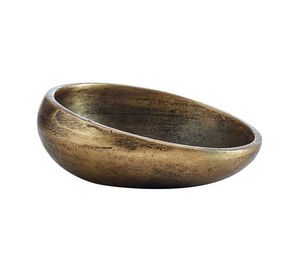 Bol à salade et à soupe en métal, vaisselle en or Antique avec Base, décoration de haute qualité, utilisation d'hôtel - Product Image 4