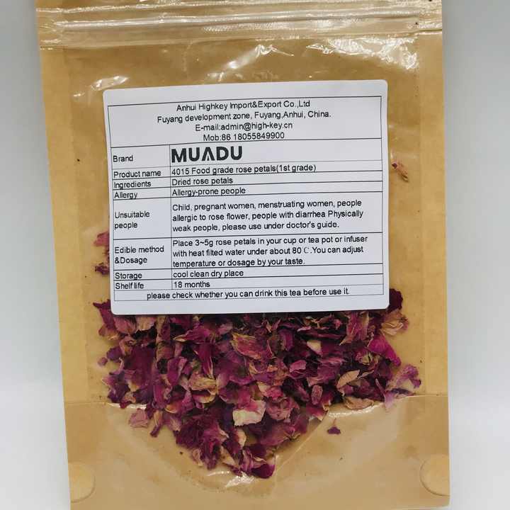 4015 Ping Yin Mei Gui Hua Food Grade Dried Rose Petal Tea for Sale