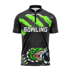 เสื้อโบว์ลิ่งสำหรับผู้ชายเสื้อฟุตบอลพิมพ์ลายซับลิเมชัน - Product Image 5
