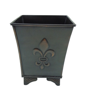 Juego de 2 floreros de metal, diseño de lujo, maceta de color plata y níquel en bruto para decoración del hogar, hecha a mano a granel - Product Image 5