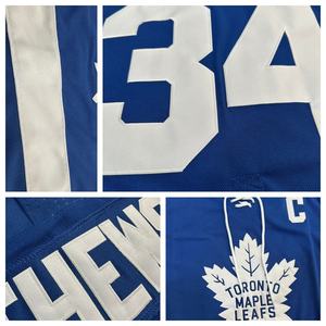 Wholesale Youth OEM Customized Ice Hockey Jersey Shirt Name Logo Soft Comfortable Sports Wear for Hockey Players <b>Fans</b> - Product Image 4