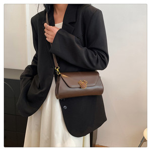 2024 nuevo bolso de mensajero de estudiante impermeable de Color puro de PU para mujer moda exquisita dos portátiles para otoño verano primavera - Product Image 5