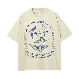 Camiseta de Mujer con Estampado de Eslogan, Estilo Vintage Lavado Ecológico Personalizado, Estilo Urbano Moderno, Informal, Cuello en V, Manga Corta - Product Image 4