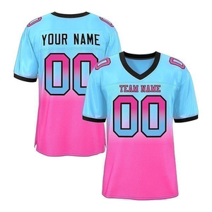 Camiseta de Fútbol Americano Oversize - Transpirable, Manga Corta, 100% Poliéster, Tallas y Colores Personalizables, Venta al Por Mayor OEM - Product Image 5