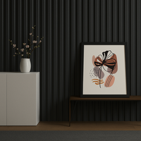Panneaux muraux décoratifs cannelés en PVC, étanches, ignifuges, durables, pour revêtement intérieur et extérieur, escalier moderne, salle de bain