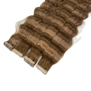 Extensions de cheveux humains 100% naturels, pointe plate, donneur unique, couleur brune, cheveux bruts, super double trame, extensions à clipser, lot - Product Image 4