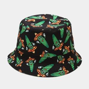 Sombrero de Pescador Estilo Panamá para Viajes al Aire Libre, Protección Solar de Verano, Unisex, 100% Algodón, Mezclilla Transpirable, Diseño de Pato de Dibujos Animados - Product Image 2