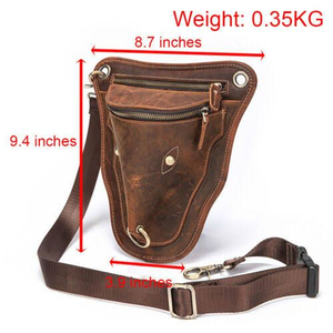 Bolsa de Cintura de Cuero Genuino para Hombre, Riñonera, Bolsa Cruzada, Bolsa de Motocicleta 2026 Pakistán en Venta - Product Image 6