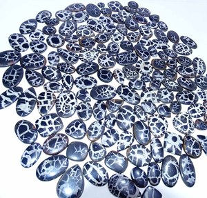 Belle pierre précieuse septarienne naturelle Cabochon pierre précieuse en gros Lot mélange forme et pierre précieuse naturelle fine pour la fabrication de bijoux - Product Image 6