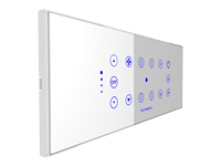 Nuevo Panel de Interruptores Inteligentes WiFi de 8 Canales, Compatible con la Aplicación Tuya, Control por Voz de Google Alexa, Interruptor de Luz de Pared con Certificación CE, Fox Domotics