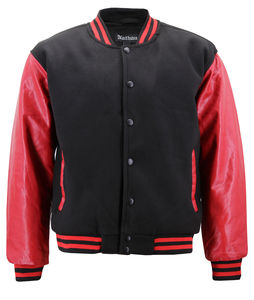 Veste universitaire slim pour hommes avec col en V High Street Style Raw OEM Service Button Décoration pour l'hiver - Product Image 4