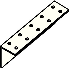 DORMAKABA TS 73 V <b>Silver</b> Drop-Down Mounting <b>Bracket</b> for Blinds Shades & Shutters - Product Image 3