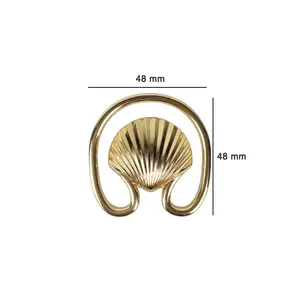 Lujo oro metal Bikini ropa de playa Correa conector hebilla accesorios para traje de baño