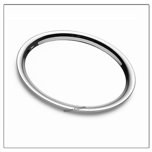 Mayur Exports Custom Size Oval Decorative Serving <b>Tray</b> Home Use Made Stainless Steel Acrylic <b>Marble</b> Rattan Brass Bar Model 3071 - Product Image 6