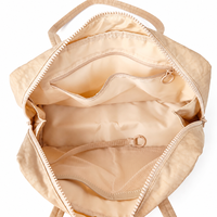 Sac à bandoulière en nylon multicolore pour femme Keymay, sac fourre-tout à poignée supérieure avec lanière porte-clés, grande capacité, sac bowling à bandoulière