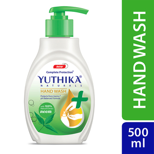 Yuthika Naturals 500ml Neem Hand Wash 100% Natural Extracts pH Balanced - Product Image 4