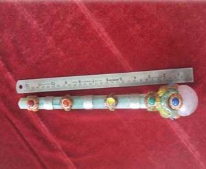 Diseño de palo curativo de Chakra tibetano Lote de varitas curativas tibetanas de Agate Guru Exportaciones de India - Product Image 1