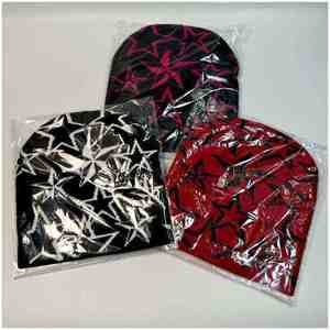 Gorro de invierno con logotipo personalizado Unisex 2024, gorro de punto acrílico 100% de alta calidad a elección del diseñador con patrón de impresión - Product Image 3