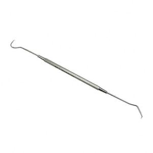 Cure-dent double extrémité en acier inoxydable, outil de nettoyage pour éliminer le tartre dentaire, outil multifonctionnel pour les <span class=keywords><strong>dents</strong></span> - Product Image 3
