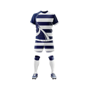 Nouveau design, maillot de rugby pour jeunes hommes, uniformes courts, maillot de sport sublimé à manches courtes personnalisé, uniformes de rugby - Product Image 1