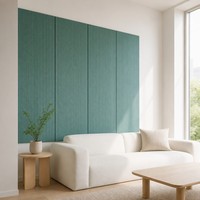 Panneau acoustique Kuswave en moulage 3D |   Feutre acoustique thermoformé en fibre de polyester 2400x1200mm, panneau PET 3D intégré