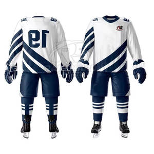 Uniforme de Hockey sobre Hielo con Impresión de Nombre y Número, Uniforme Personalizado para Equipo de Hockey sobre Hielo, Suministro al por Mayor - Product Image 6