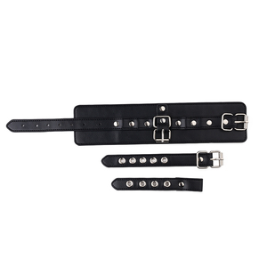 Barre d'écartement robuste en PU YW avec attaches pour mains et pieds, menottes de contention intégrale, longueur réglable, verrouillable, pour <span class=keywords><strong>bondage</strong></span> - Product Image 5