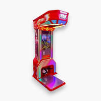 Nouvelle machine d'arcade de basket-ball et de boxe PK Punch Kick Street avec écran LED, orange, en plastique ABS et cadre métallique, 175W, 351 Lbs