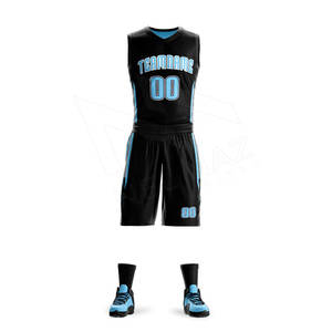 Nouveau jeune hommes basket-ball uniforme personnalisé adulte respirant et pas cher hommes portent basket-ball uniforme bsci, polyester, vêtements de sport - Product Image 1