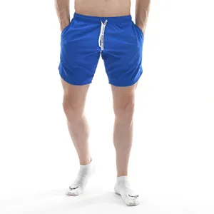 Custom <b>Men's</b> Mid-Breathable <b>Bermudas</b> High Street <b>Shorts</b> Anti-Wrinkle Drawstring Sustainable Cotton Knitted Weave Plus Size - Product Image 3