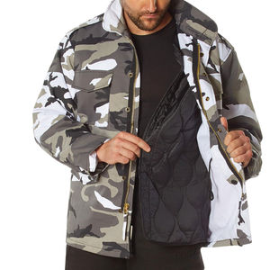 Chaqueta de Caza Impermeable y Resistente para Hombre, para Caza al Aire Libre, Senderismo y Aventuras Tácticas, Chaqueta de Camuflaje - Product Image 4