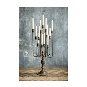 Bougeoir fait main en métal de la plus haute qualité pour la décoration de fête de mariage et d'événement à la maison cadeau le plus précieux pour le grossiste - Product Image 1