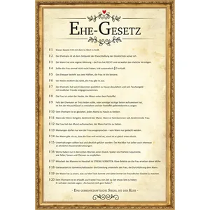 Wedding Signs Informative <b>Poster</b> on Marriage Law - Product Image 1